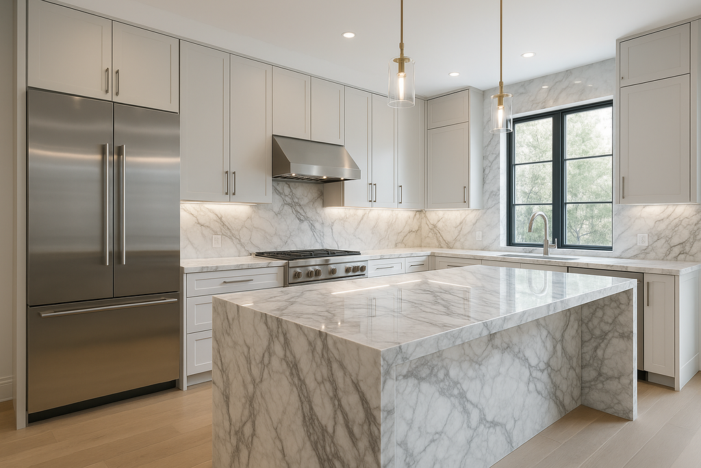 Marble Kitchen Countertops & Islands