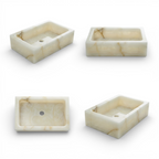 Handcrafted Single Marble Kitchen Sink AMKC250003