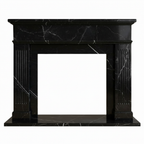 Handcrafted Marble Fireplace Mantel – AMFP250001