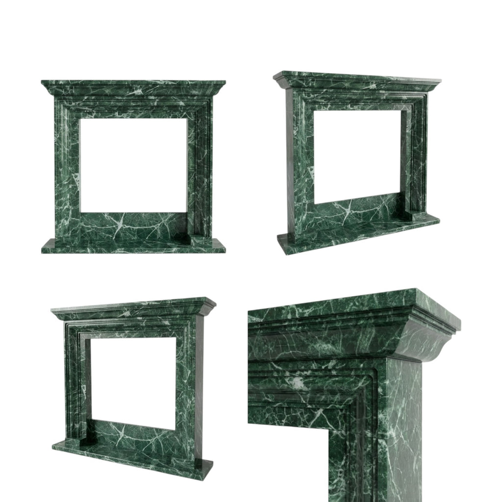 Handcrafted Marble Fireplace Mantel – AMFP250002