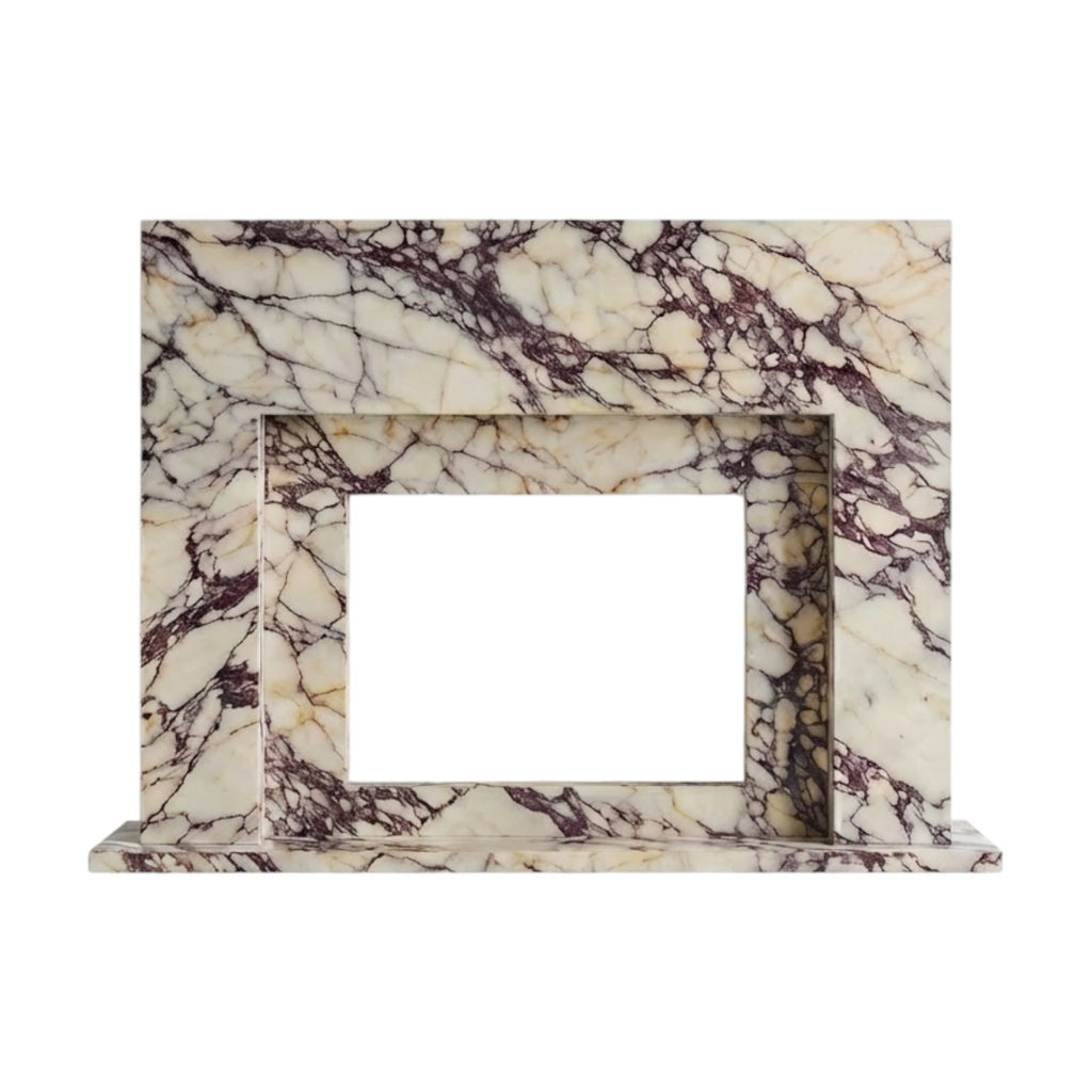 Handcrafted Marble Fireplace Mantel – AMFP250003